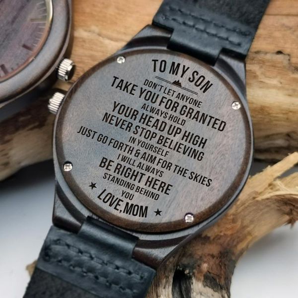 wristwatches my son-fashion automatic quartz sandalwood men watch engravd luminouswood luxury wristwatch birthday graduation gifts, Slivery;brown
wristwatches my son-fashion automatic quartz sandalwood men watch engravd luminouswood luxury wristwatch birthday graduation gifts, Slivery;brown