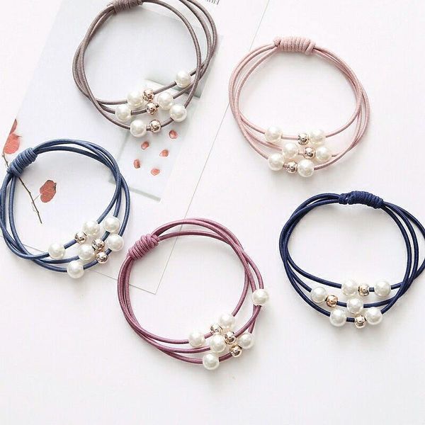 5pcs/lot korean hair ring accessories girls hair elastic ties multi layer with pearls rope hairband, Slivery;white
5pcs/lot korean hair ring accessories girls hair elastic ties multi layer with pearls rope hairband, Slivery;white
