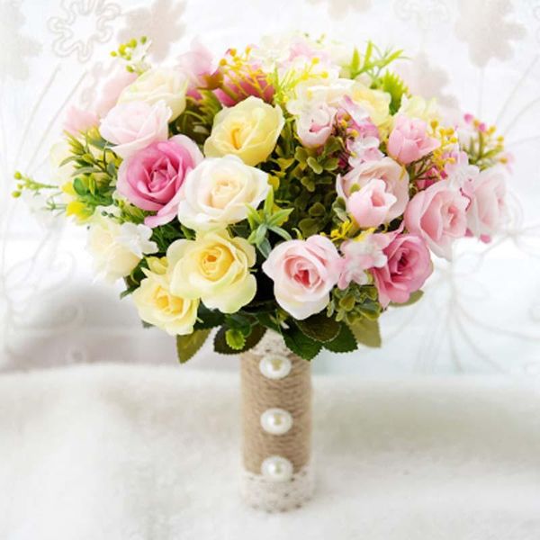 wedding flowers bouquet handmade artificial flower rose buque casamento bridal for decoration ramos de novia
wedding flowers bouquet handmade artificial flower rose buque casamento bridal for decoration ramos de novia