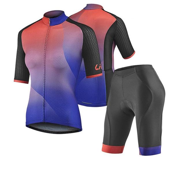 racing sets liv woman's cycling clothing set triathlon mountain bike jersey short sleeve breathable sportswear suit, Black;blue
racing sets liv woman's cycling clothing set triathlon mountain bike jersey short sleeve breathable sportswear suit, Black;blue