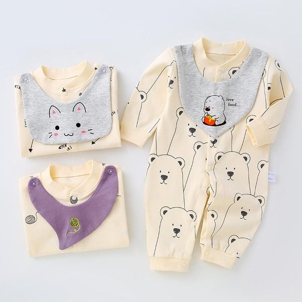 jumpsuits cartoon baby romper with bib born infant girl boy rompers toddler clothes cotton soft children pajama jumpsuit ropa, Blue
jumpsuits cartoon baby romper with bib born infant girl boy rompers toddler clothes cotton soft children pajama jumpsuit ropa, Blue