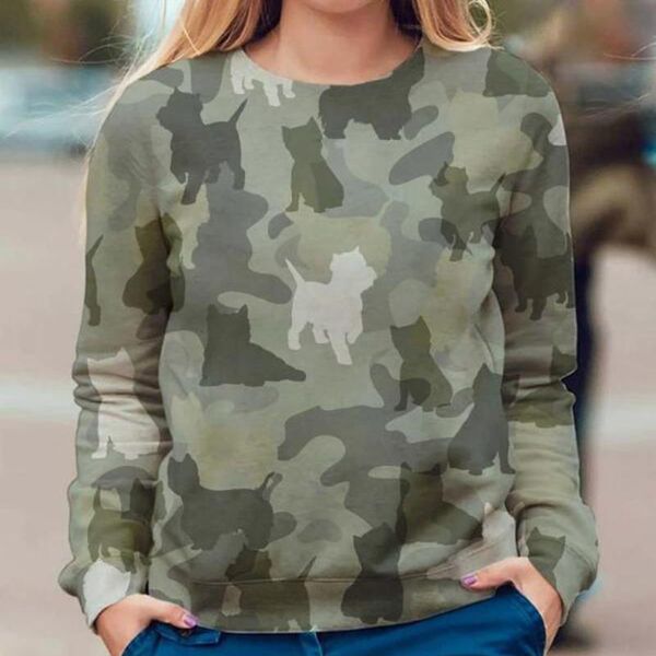 women's casual sweatshirts cartoon kitten and puppy print camouflage long sleeve round neck soft sweatshirt shirts hoodies, Black
women's casual sweatshirts cartoon kitten and puppy print camouflage long sleeve round neck soft sweatshirt shirts hoodies, Black