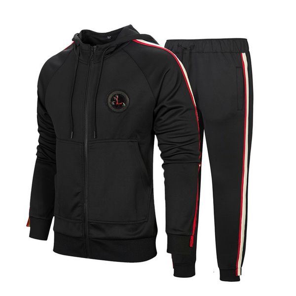 men's tracksuits sportswear men hooded tracksuit autumn winter mens sets brand track suit casual striped jacket+pants 2pcs women t, Gray
men's tracksuits sportswear men hooded tracksuit autumn winter mens sets brand track suit casual striped jacket+pants 2pcs women t, Gray