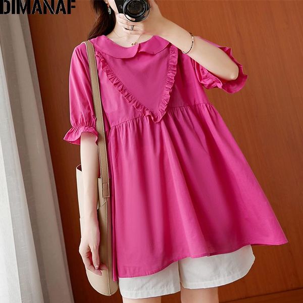 women's blouses & shirts dimanaf summer plus size women blouse big ruffles pleated casual lady tunic cotton solid loose female clothin, White
women's blouses & shirts dimanaf summer plus size women blouse big ruffles pleated casual lady tunic cotton solid loose female clothin, White