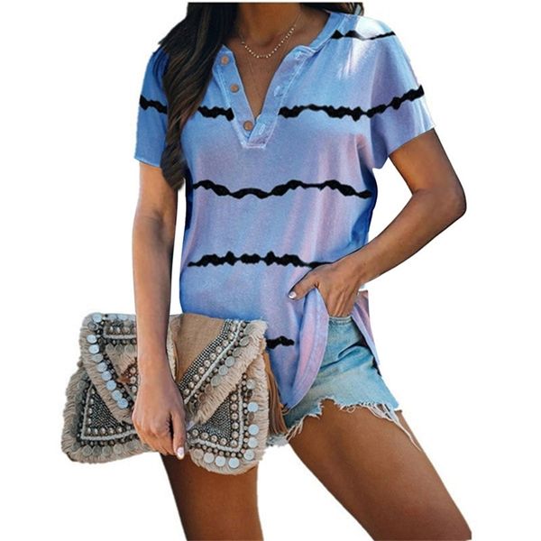 summe striped short sleeve button v-neck shirts for teenage girls cotton casual loose bat large size pullover tshirt lady 210604, White
summe striped short sleeve button v-neck shirts for teenage girls cotton casual loose bat large size pullover tshirt lady 210604, White