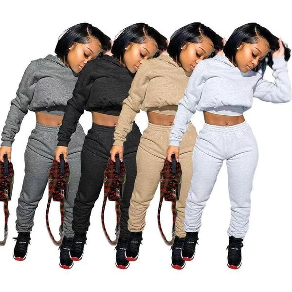 women's two piece pants autumn and winter 2021 solid color hooded sweater cotton suit women, White
women's two piece pants autumn and winter 2021 solid color hooded sweater cotton suit women, White