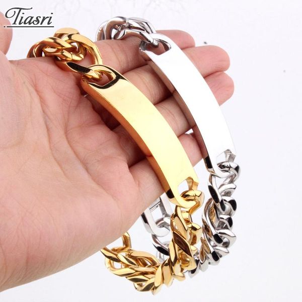 tiasri cuban men's bracelet aesthetic gothic jewelry 316l stainless steel friends gift punk hip-hop accessories15mm link, chain, Black
tiasri cuban men's bracelet aesthetic gothic jewelry 316l stainless steel friends gift punk hip-hop accessories15mm link, chain, Black