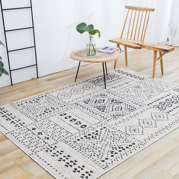carpets modern bedroom simple black white woven area rug for living room bohemia floor mat nordic morocco large 200x290cm
carpets modern bedroom simple black white woven area rug for living room bohemia floor mat nordic morocco large 200x290cm