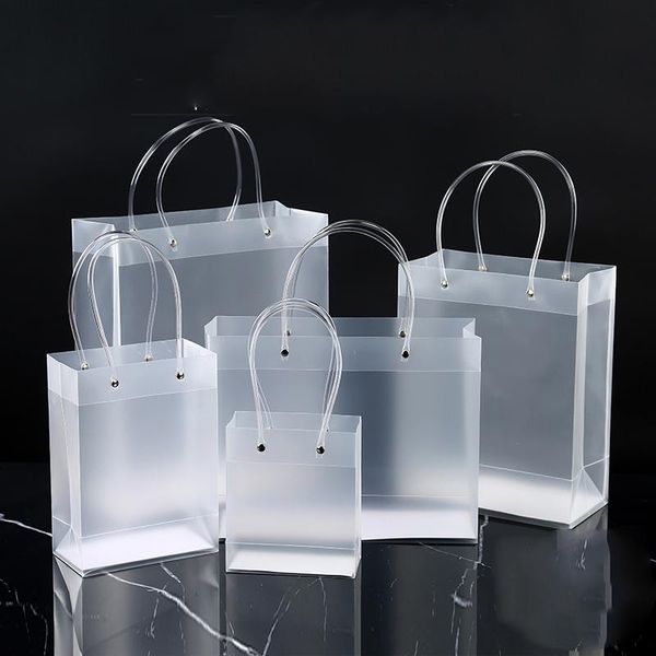 gift wrap 10 pcs semi transparent pvc frosted pp handbag christmas year party packing bags wsouvenir flower bag
gift wrap 10 pcs semi transparent pvc frosted pp handbag christmas year party packing bags wsouvenir flower bag