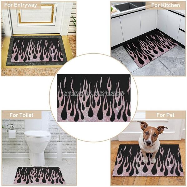 carpets pink glitter flames doormat entrance door mat living room anti-slip carpet absorbent bath kitchen rug flame b
carpets pink glitter flames doormat entrance door mat living room anti-slip carpet absorbent bath kitchen rug flame b