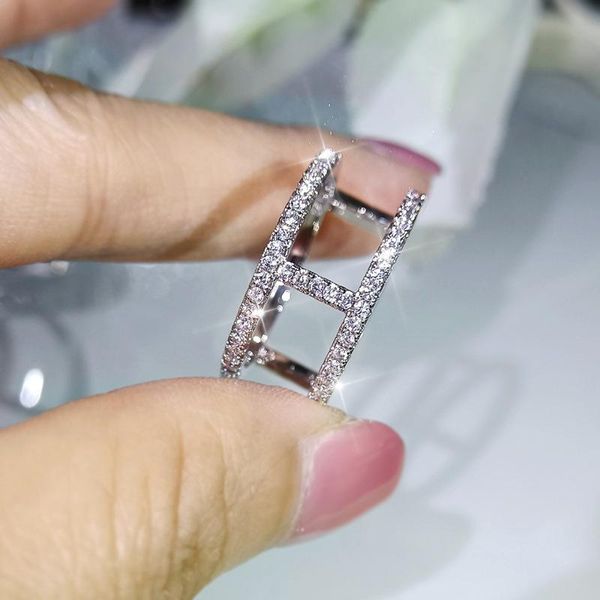 wedding rings caoshi modern trendy women finger ring with brilliant tiny cubic zirconia exquisite bridal jewelry statement accessories, Slivery;golden
wedding rings caoshi modern trendy women finger ring with brilliant tiny cubic zirconia exquisite bridal jewelry statement accessories, Slivery;golden