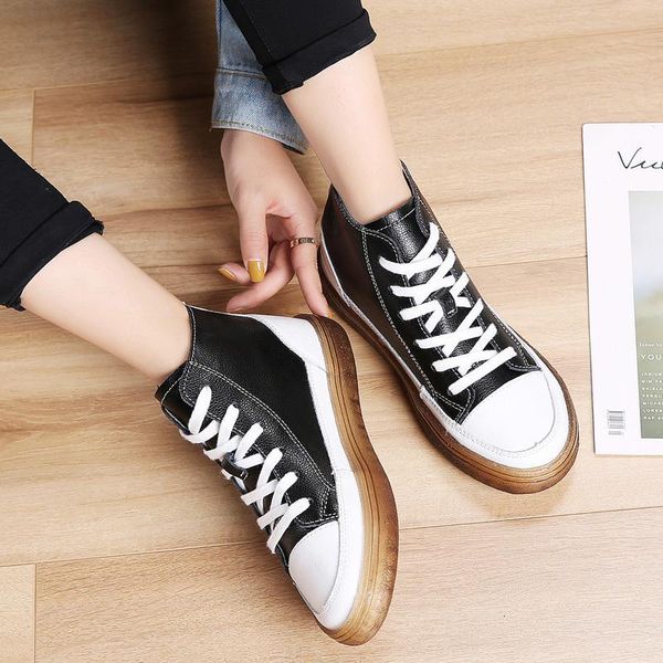 boots genuine leather women's sports ankle for mixed colors solid shoes woman soft bottom sneakers xa7d, Black
boots genuine leather women's sports ankle for mixed colors solid shoes woman soft bottom sneakers xa7d, Black