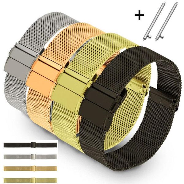 watch bands 16mm 18mm 20mm 22mm mesh stainless steel band straight end milanese strap bracelet quick release wristband, Black;brown
watch bands 16mm 18mm 20mm 22mm mesh stainless steel band straight end milanese strap bracelet quick release wristband, Black;brown