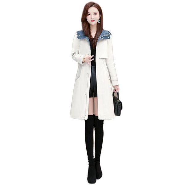 women's trench coats coat women nice spring autumn korean slim beige plus size black long sleeve pocket hooded windbreaker feminina ld1, Tan;black
women's trench coats coat women nice spring autumn korean slim beige plus size black long sleeve pocket hooded windbreaker feminina ld1, Tan;black