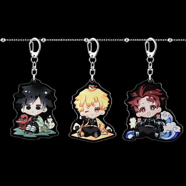 keychains creativity anime demon slayer key chains figure agatsuma zenitsu keyring rengoku kyoujurou cute student men women gift keychain, Silver
keychains creativity anime demon slayer key chains figure agatsuma zenitsu keyring rengoku kyoujurou cute student men women gift keychain, Silver