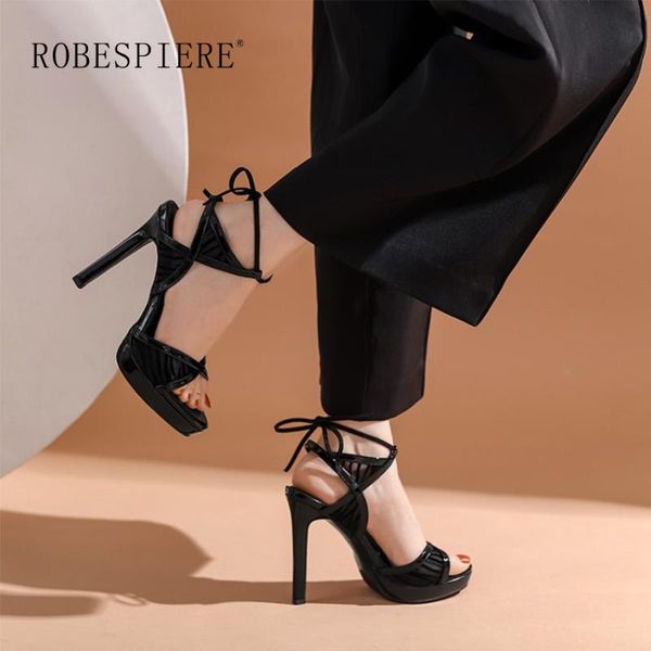 robespiere-2021 women's genuine leather sandals thin heel waterproof table mesh women wearing summer high heels-a03 dress shoes, Black
robespiere-2021 women's genuine leather sandals thin heel waterproof table mesh women wearing summer high heels-a03 dress shoes, Black