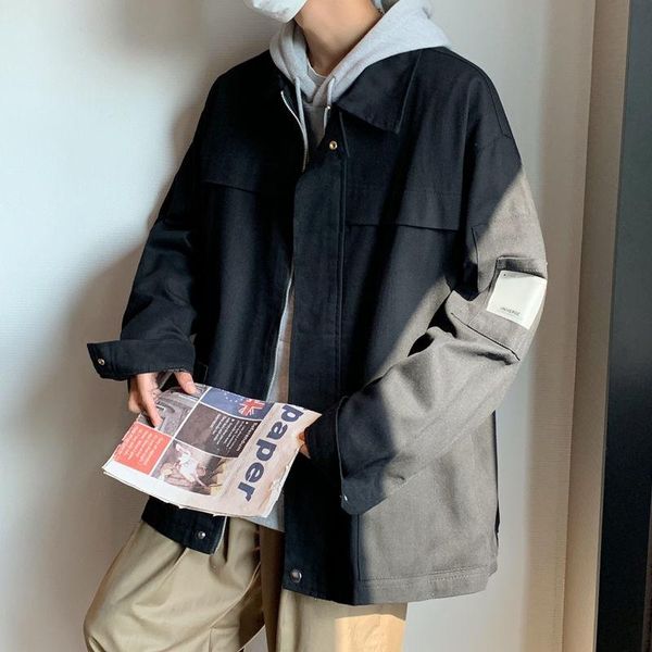 men's jackets 2021 fall cargo fashion loose casual korean streetwear windproof men, Black;brown
men's jackets 2021 fall cargo fashion loose casual korean streetwear windproof men, Black;brown