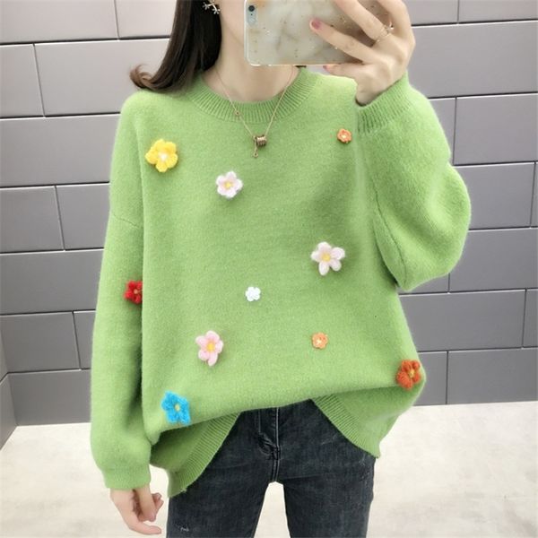 tees plus size autumn sweaters korean women's fashions knitted shirt loose sweater wild flower 3d casual blouse f2796 3n3b, White
tees plus size autumn sweaters korean women's fashions knitted shirt loose sweater wild flower 3d casual blouse f2796 3n3b, White