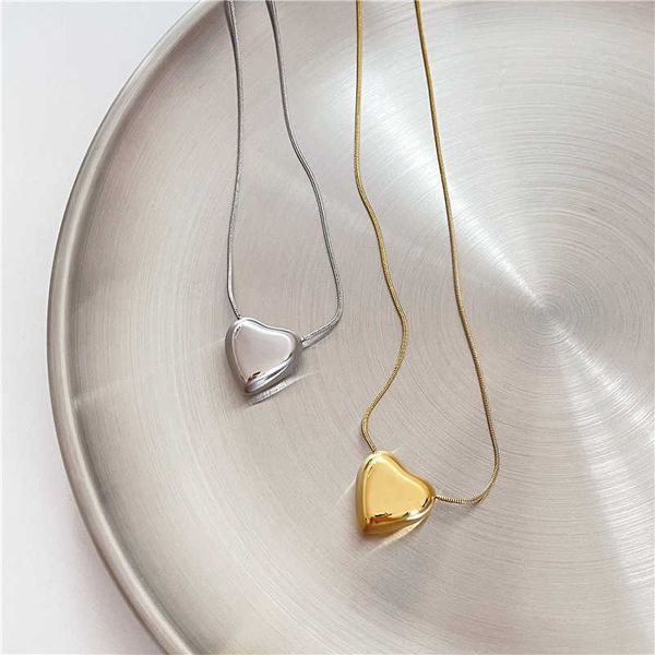korean double-sided size love necklace female fashion temperament creative small peach heart clavicle chain hip hop necklace, Silver
korean double-sided size love necklace female fashion temperament creative small peach heart clavicle chain hip hop necklace, Silver