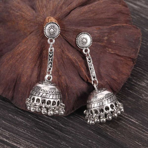earring gold and sier bell nepal rectangular box court nostalgic round earrings, Golden
earring gold and sier bell nepal rectangular box court nostalgic round earrings, Golden