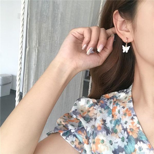 dangle & chandelier 2021 korean fashion color cute glitter butterfly earrings ladies simple and street style, Silver
dangle & chandelier 2021 korean fashion color cute glitter butterfly earrings ladies simple and street style, Silver