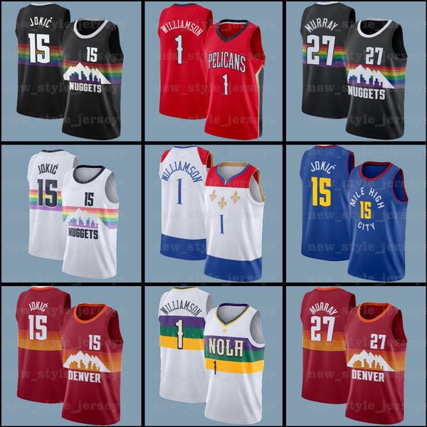 ncaa duke 1 zion 15 nikola williamson murray jokic 27 jamal b4 denver\rnuggets\rnew orleans\rpelicans\rmen basketball jerseys, Black
ncaa duke 1 zion 15 nikola williamson murray jokic 27 jamal b4 denver\rnuggets\rnew orleans\rpelicans\rmen basketball jerseys, Black