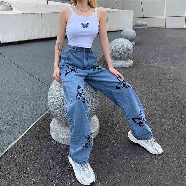 waatfaak high waist for women baggy casual blue butterfly printed wide leg pants denim streetwear ladies jeans
waatfaak high waist for women baggy casual blue butterfly printed wide leg pants denim streetwear ladies jeans