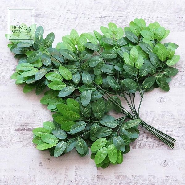 decorative flowers & wreaths 120pcs/lot artificial green leaf plants 50 leaves 3 branches tree silk stem wedding garden home decoration
decorative flowers & wreaths 120pcs/lot artificial green leaf plants 50 leaves 3 branches tree silk stem wedding garden home decoration