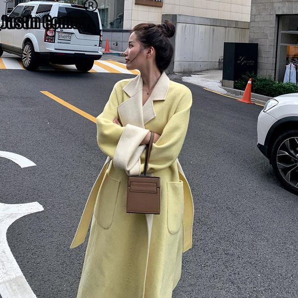 women's wool & blends coming pure color chic sweet cashmere coat warm thick outdoor autumn winter elegant women, Black
women's wool & blends coming pure color chic sweet cashmere coat warm thick outdoor autumn winter elegant women, Black