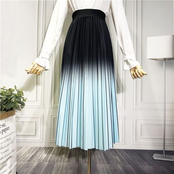 skirts women spring gradient print long pleated elegant prom autumn female 62ua, Black
skirts women spring gradient print long pleated elegant prom autumn female 62ua, Black
