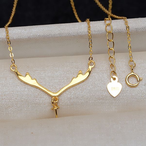 s925 chain antler empty support animal modeling elk pendant diy silver jewelry 8-13 pearl accessories 3995
s925 chain antler empty support animal modeling elk pendant diy silver jewelry 8-13 pearl accessories 3995