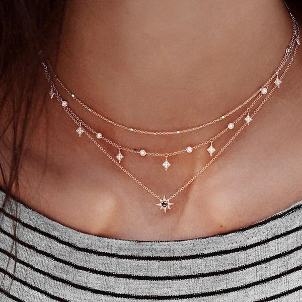 pendant necklaces bohemian multilayer necklace for women fashion, geometric charm chain wholesale jewelry, Silver
pendant necklaces bohemian multilayer necklace for women fashion, geometric charm chain wholesale jewelry, Silver