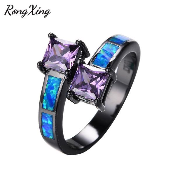 wedding rings rongxing gorgeous purple zircon for women jewelry vintage black gold filled ocean blue fire opal ring rb0875, Slivery;golden
wedding rings rongxing gorgeous purple zircon for women jewelry vintage black gold filled ocean blue fire opal ring rb0875, Slivery;golden