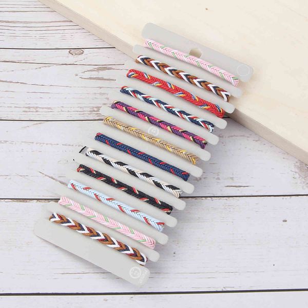 pure hand woven color stripe bracelet adjustable bohemian style 12pcs / card, Golden;silver
pure hand woven color stripe bracelet adjustable bohemian style 12pcs / card, Golden;silver