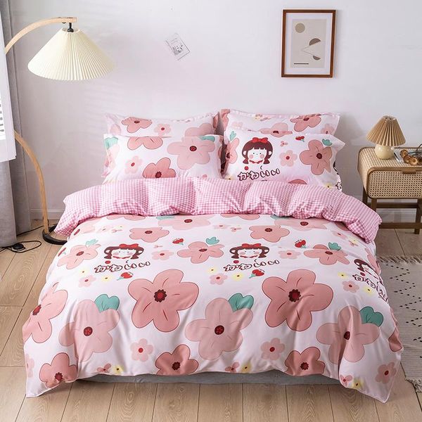 bedding sets cartoon kids flower set 3/4pc bed linens simple duvet cover cute pillowcase sheet and fitted
bedding sets cartoon kids flower set 3/4pc bed linens simple duvet cover cute pillowcase sheet and fitted