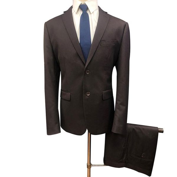 men's suits & blazers skinny men suit two pieces smoking blazer jacket+pants formal male business office casual homme costume classic s, White;black
men's suits & blazers skinny men suit two pieces smoking blazer jacket+pants formal male business office casual homme costume classic s, White;black