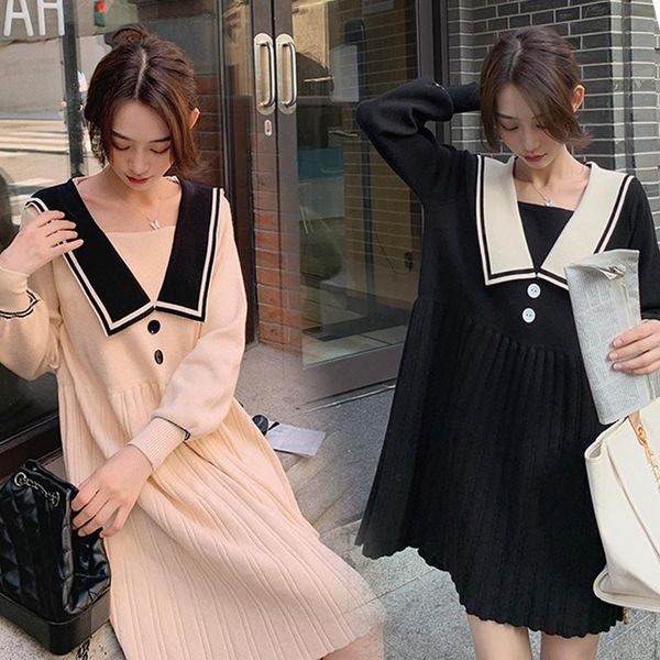 maternity dresses 052# dress long sleeves midi patchwork black pregnancy loose large size pregnant woman mom, White
maternity dresses 052# dress long sleeves midi patchwork black pregnancy loose large size pregnant woman mom, White