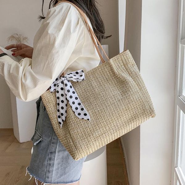 summer large beach bags 2021 women's brand straw totes handbag travel knit shoulder bag handle female big shopper 
summer large beach bags 2021 women's brand straw totes handbag travel knit shoulder bag handle female big shopper