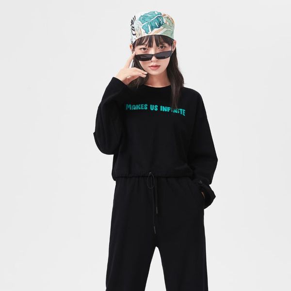 women's two piece pants semir women suit 2021 autumn long sleeve short fashion sweet cool sports wind two-piece, White
women's two piece pants semir women suit 2021 autumn long sleeve short fashion sweet cool sports wind two-piece, White