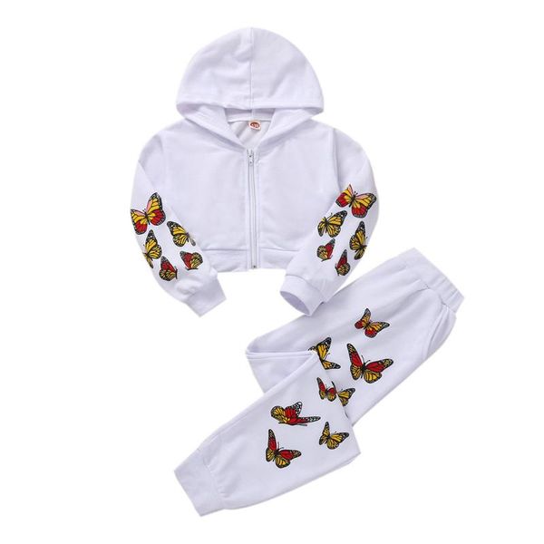 clothing sets spring autumn toddler baby clothes butterfly print long sleeve hooded sweater casual sports suit girl kids, White
clothing sets spring autumn toddler baby clothes butterfly print long sleeve hooded sweater casual sports suit girl kids, White