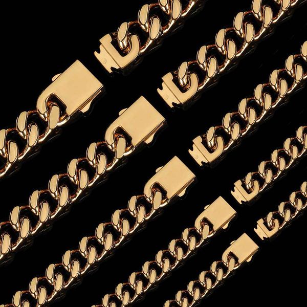 factory sholesale hip hop 8-16mm stainless cuban chain titanium steel jewelry smooth spring buckle four side grinding chain necklace bracele
factory sholesale hip hop 8-16mm stainless cuban chain titanium steel jewelry smooth spring buckle four side grinding chain necklace bracele
