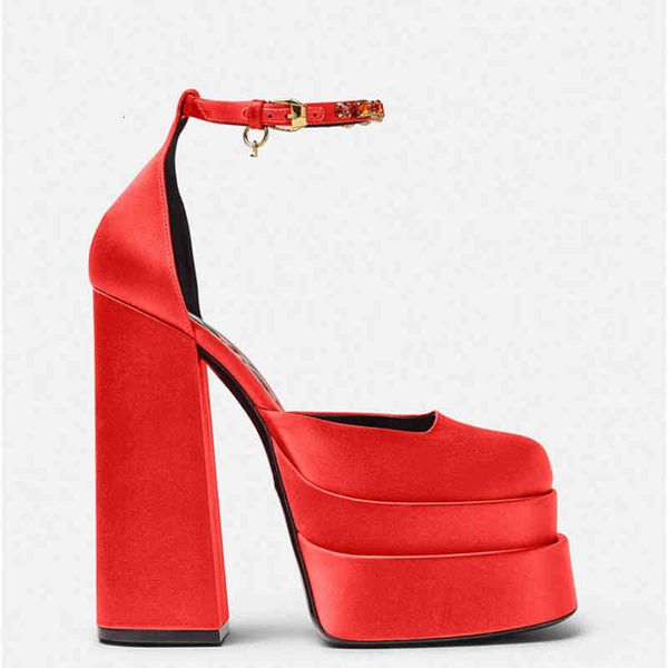 platform sandals fashion square toe heel satin candy color sandal big size party wedding thick high heels, Black
platform sandals fashion square toe heel satin candy color sandal big size party wedding thick high heels, Black