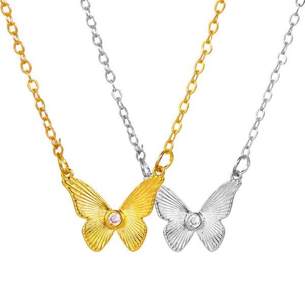 chains creativity butterfly chain necklace zircon choker metal gold silver color couple for women men party jewelry gifts
chains creativity butterfly chain necklace zircon choker metal gold silver color couple for women men party jewelry gifts