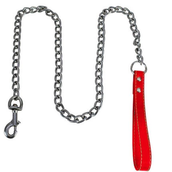 dog collars & leashes pet leash handle leather safety training control traction rope metal chain anti-bite for large small
dog collars & leashes pet leash handle leather safety training control traction rope metal chain anti-bite for large small