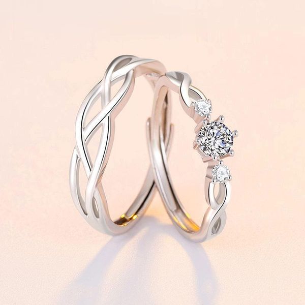 cluster rings couple ring open zircon simple korean version of sterling silver jewelry 925, Golden;silver
cluster rings couple ring open zircon simple korean version of sterling silver jewelry 925, Golden;silver