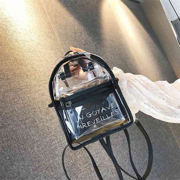 2021 new transparent letter women's mini leisure versatile small backpack travel bag
2021 new transparent letter women's mini leisure versatile small backpack travel bag
