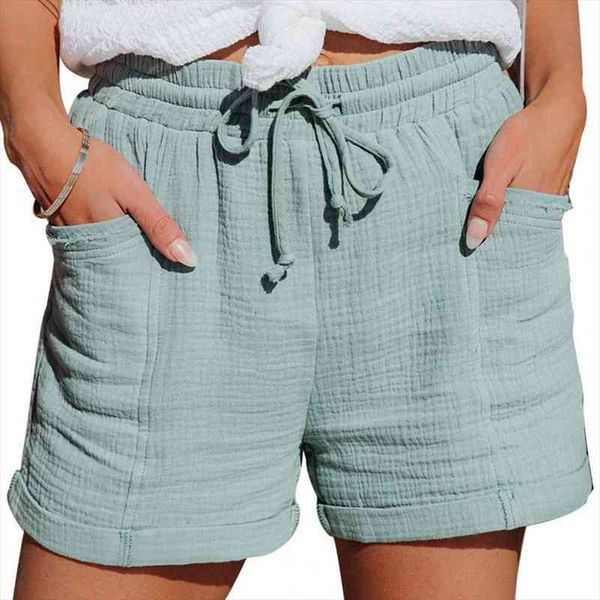 with pockets high waist women short cotton blend elastic loose femme bottoms casual fashion, White;black
with pockets high waist women short cotton blend elastic loose femme bottoms casual fashion, White;black