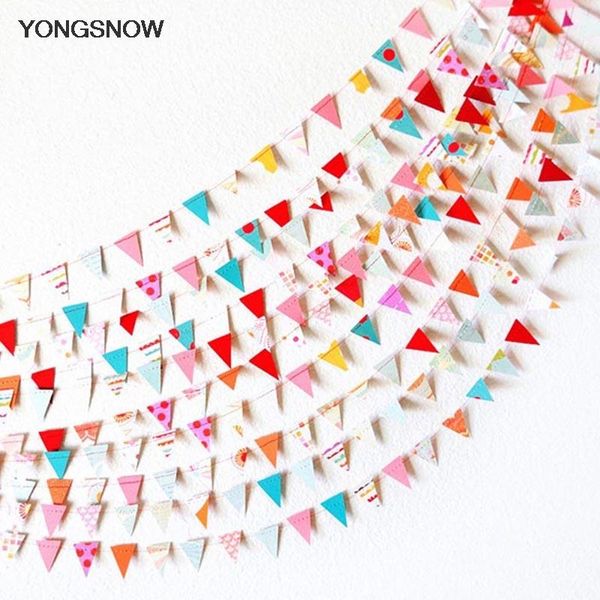 4m small paper flags hanging garland wedding bunting banner baby shower birthday decoration string streamer party supplies
4m small paper flags hanging garland wedding bunting banner baby shower birthday decoration string streamer party supplies
