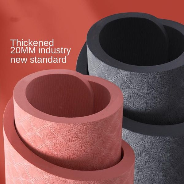 yoga mats 20mm thick soundproof absorption exercise at home gym fitness anti-slip sports mute professional tpe mat
yoga mats 20mm thick soundproof absorption exercise at home gym fitness anti-slip sports mute professional tpe mat