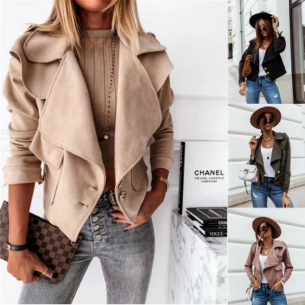 fashion coats women autumn long sleeve solid turn-down collar single breasted fall jacket for streetwear women's jackets, Black;brown
fashion coats women autumn long sleeve solid turn-down collar single breasted fall jacket for streetwear women's jackets, Black;brown